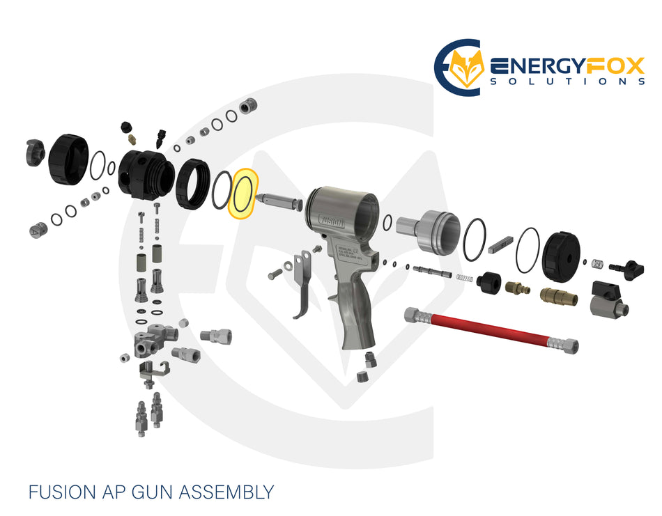 Fluid Housing O-Rings for Fusion AP & PC Guns - 248132