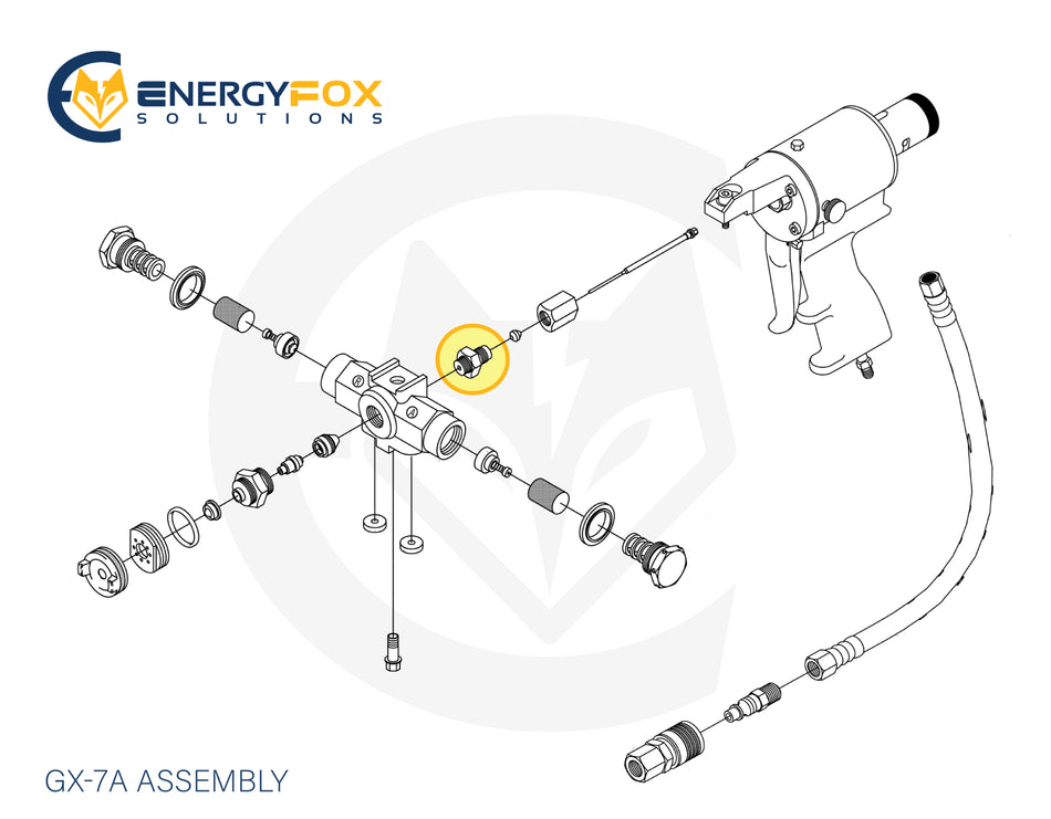 296828 - GX-7 A/400 Rear Packing Retainer