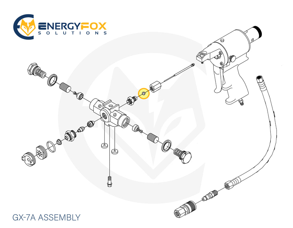 296829 - GX-7 A/400/DI Rear Seal Packing (5-pack)