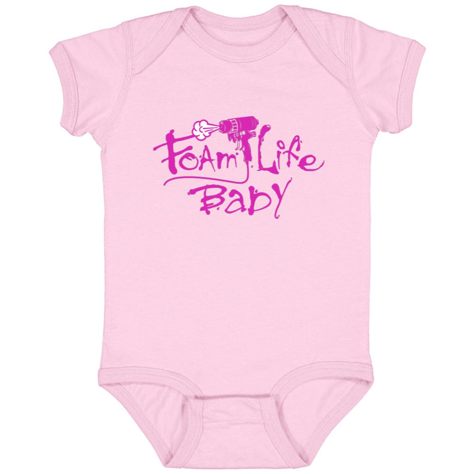 Foam Life Baby Fine Jersey Bodysuit (Pink)