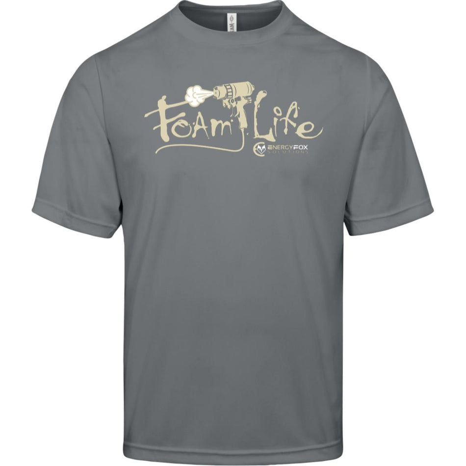 Foam Life Men's Tee (Moisture-Wicking and UV 40+ Protection)