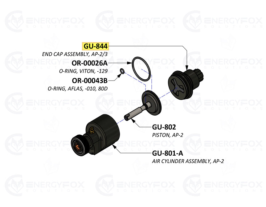 GU-844 - End Cap Assembly, AP-2/3