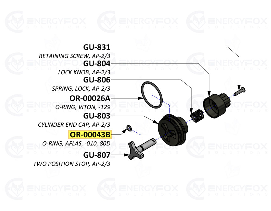 OR-00043B - O-Ring, -010, 80D