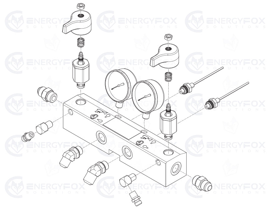 121309 - ACCESORIO, CONECTOR, 3/4 SAE X 1/2 JIC